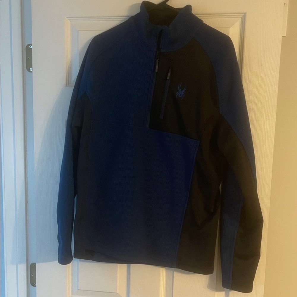 Spyder Men's Performance Jacket in Blue and Black